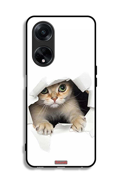 Tolwak غطاء حماية لهاتف Oppo F23 5G بتصميم قطة