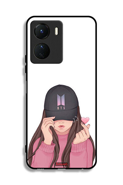Tolwak Vivo Y16 Protective Case Cover Girl Making Snap
