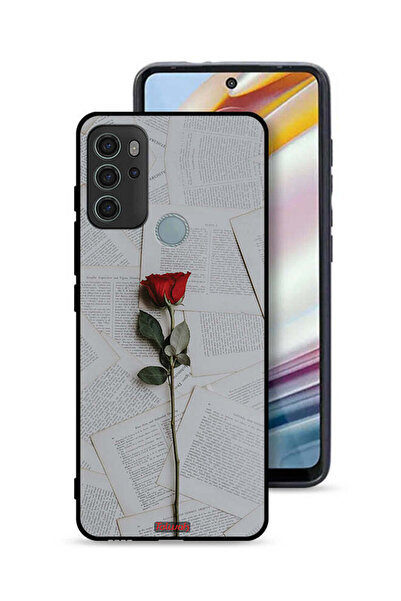 Tolwak غطاء حماية لهاتف موتورولا موتو جي 60 إس وردي على ورق