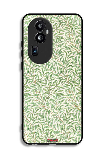 Tolwak غطاء حماية لهاتف Oppo Reno10 Pro Plus بنمط غصن الصفصاف الشهير