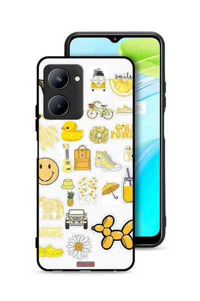 Tolwak Realme C33 Protective Case Cover Girly Tags