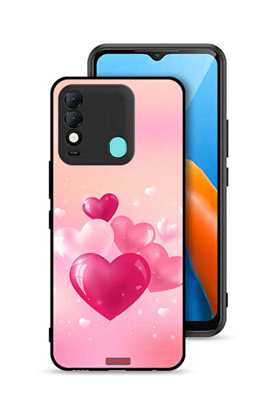 Tolwak غطاء حماية لهاتف تكنو سبارك 8 بتصميم قلوب جميلة