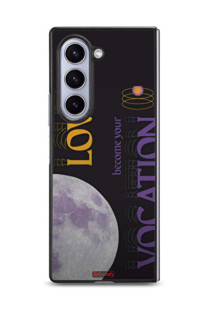 Tolwak غطاء حماية لهاتف سامسونج جالكسي زد فولد 6 - لا تدع الحب يصبح مهنتك