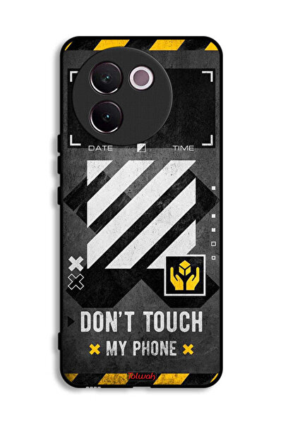 Tolwak Vivo V30e 5G Protective Case Cover Do Not Touch My Phone