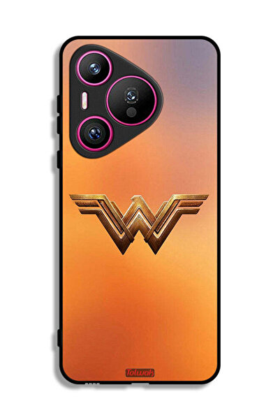 Tolwak غطاء حماية لهاتف هواوي بيورا 70 بشعار Wonder Women