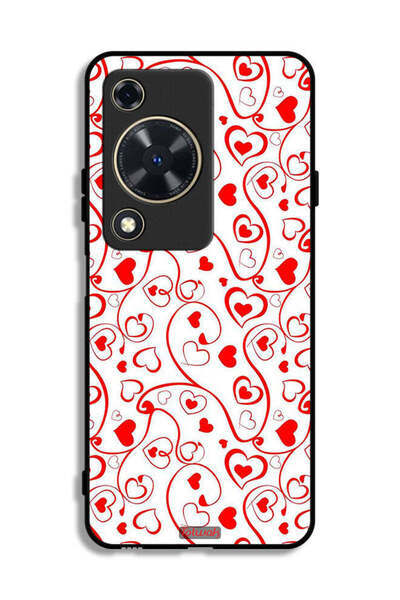 Tolwak غطاء حماية لهاتف هواوي إنجوي 70 بنقشة قلوب