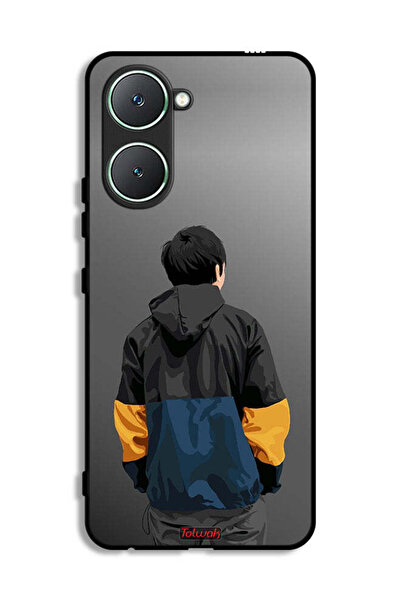 Tolwak غطاء حماية لهاتف Vivo Y03 4G بتصميم صورة فنية لولد