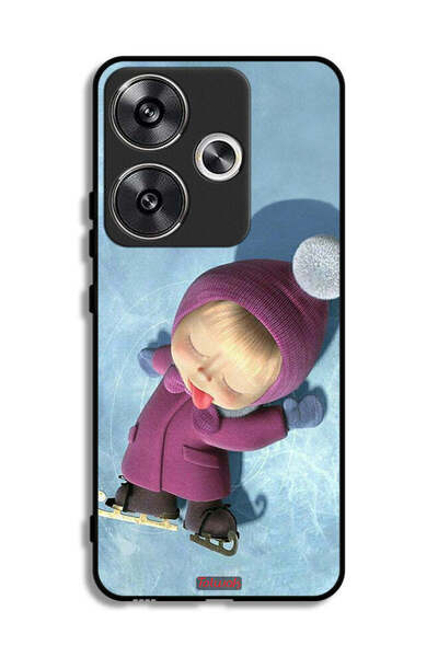 Tolwak غطاء حماية لهاتف Xiaomi Poco F6 5G بتصميم دمية لطيفة