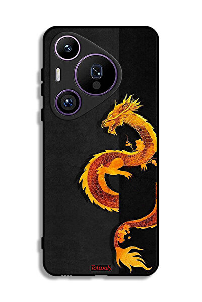 Tolwak غطاء حماية هواوي بيورا 70 برو بتصميم فن التنين