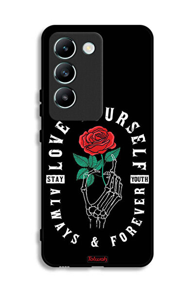 Tolwak غطاء حماية لهاتف Vivo V30 Lite 4G - أحب نفسك دائمًا