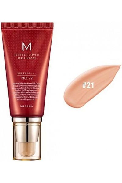 Missha (3 Pack) Missha M Perfect Covering Bb Cream Spf42 Pa+++ No.21 Light Beige