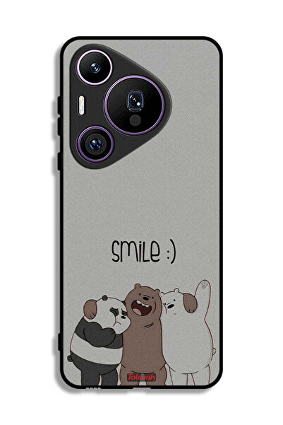 Tolwak غطاء حماية هواوي بيورا 70 برو بطبعة ابتسامة الأصدقاء