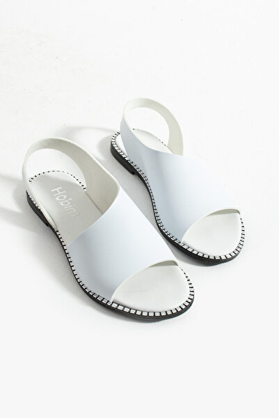 BOUIS Women's White Daily Comfortable Sole Sandals Summer Anti-Sweat Lightweight Thin Sole Pool Sea Beach Slippers