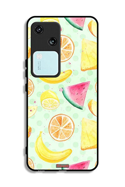 Tolwak غطاء حماية لهاتف Vivo S18 5G بتصميم فن الألوان المائية والفواكه