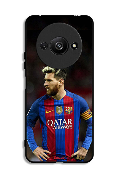Tolwak غطاء حماية لهاتف Xiaomi Redmi A3 4G ميسي برشلونة