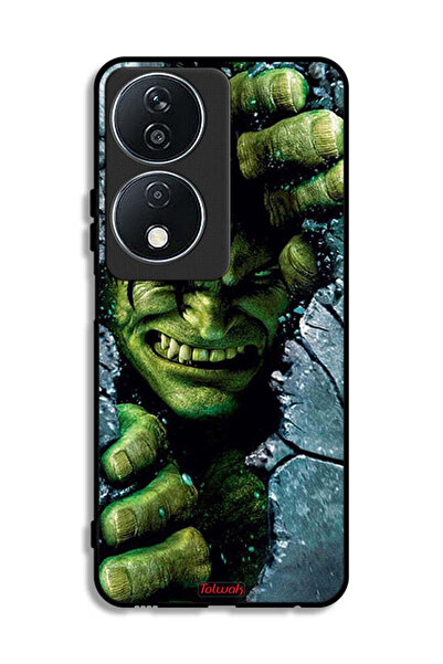 Tolwak غطاء حماية لهاتف Honor X7b 5G بتصميم هالك المذهل