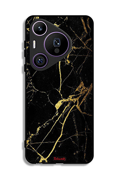 Tolwak غطاء حماية لهاتف هواوي بيورا 70 برو - رخامي متصدع