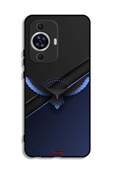 Tolwak غطاء حماية لهاتف هواوي نوفا 12 لايت بتصميم نسر فني تجريدي رقمي