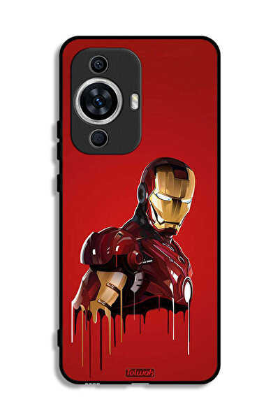 Tolwak غطاء حماية لهاتف هواوي نوفا 12 لايت برسومات الرجل الحديدي
