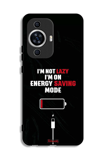 Tolwak غطاء حماية لهاتف هواوي نوفا 11 "أنا لست كسولاً، أنا في وضع توفير الطاقة"
