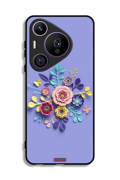 Tolwak غطاء حماية هواوي بيورا 70 برو بتصميم زهور فنية