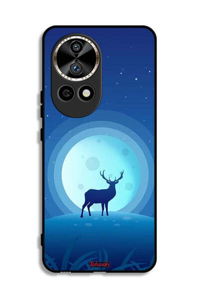 Tolwak غطاء حماية لهاتف هواوي نوفا 12 برو 5G بتصميم غزال