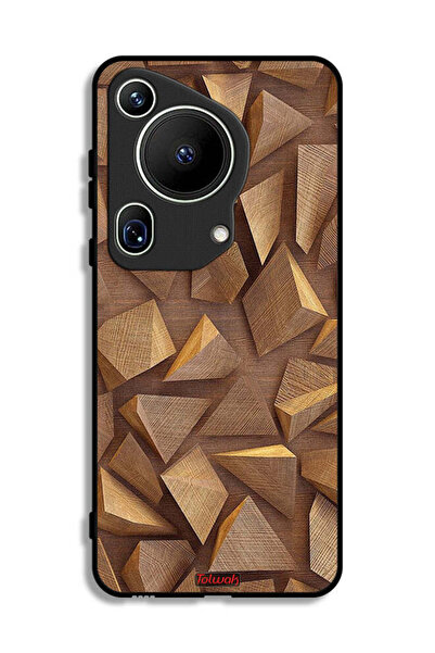 Tolwak غطاء حماية لهاتف هواوي بيورا 70 ألترا بتصميم قطع خشبية فنية