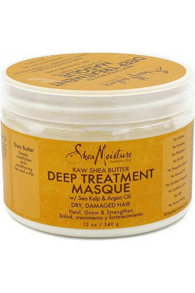 Shea Moisture Raw Shea deep treatment Masque 12 Ounce Jar (340Ml) (2 Pack)