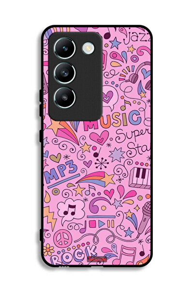 Tolwak غطاء حماية لهاتف Vivo V30 Lite 4G مع علامات موسيقية