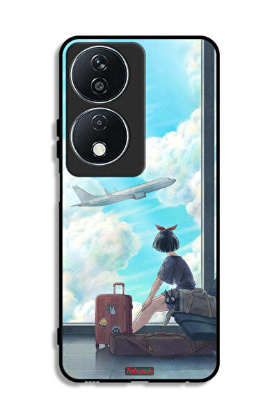 Tolwak غطاء حماية لهاتف Honor X7b 5G بتصميم فن السفر