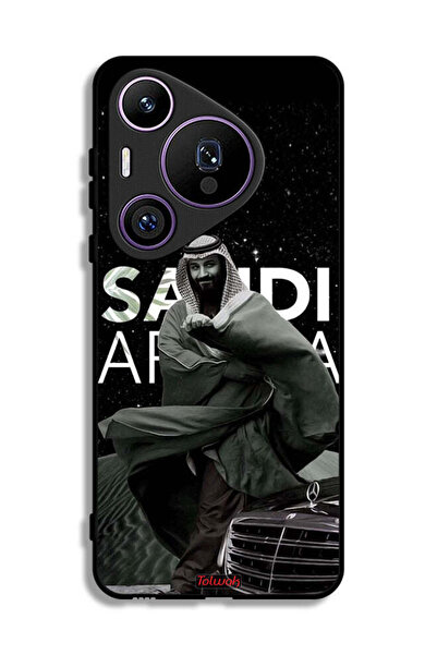 Tolwak غطاء حماية لهاتف هواوي بيورا 70 برو ولي العهد محمد بن سلمان