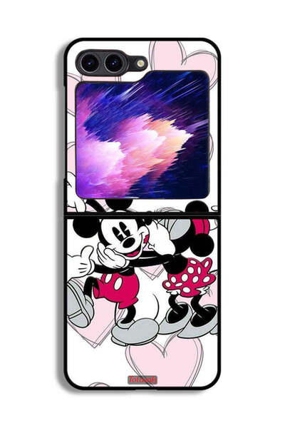 Tolwak غطاء حماية لهاتف سامسونج جالاكسي زد فليب 6 بتصميم ميكي ماوس