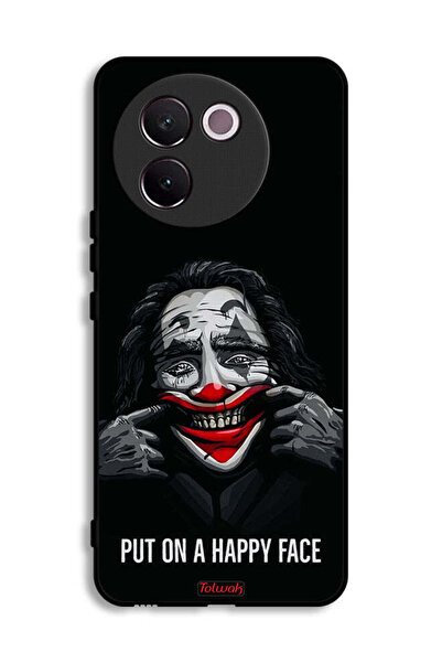 Tolwak غطاء حماية لهاتف Vivo V30e 5G بوجه سعيد