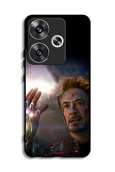 Tolwak غطاء حماية لهاتف شاومي ريدمي توربو 3 5G - أنا الرجل الحديدي