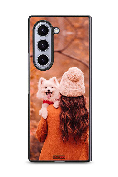 Tolwak غطاء حماية لهاتف سامسونج جالاكسي زد فولد 6 يحمل جروًا