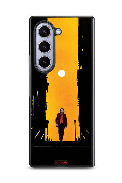 Tolwak غطاء حماية لهاتف Samsung Galaxy Z Fold6 بتصميم جوكر، عمل فني رقمي تجريدي