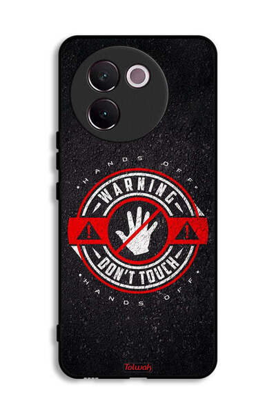 Tolwak Vivo V30e 5G Protective Case Cover Warning Do Not Touch