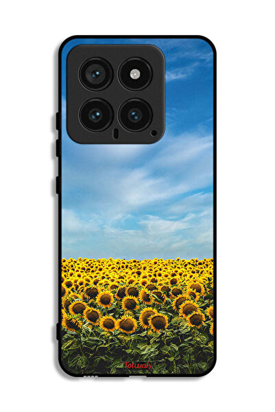 Tolwak غطاء حماية لهاتف شاومي 14 بطبعة عباد الشمس تحت السماء