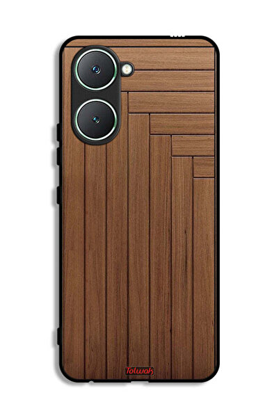 Tolwak غطاء حماية بنمط باب لهاتف Vivo Y03 4G