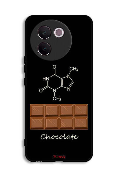 Tolwak غطاء حماية لهاتف Vivo V30e 5G بلون الشوكولاتة