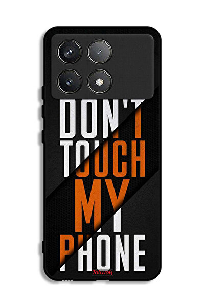 Tolwak جراب حماية لهاتف Xiaomi Poco F6 Pro - لا تلمس هاتفي