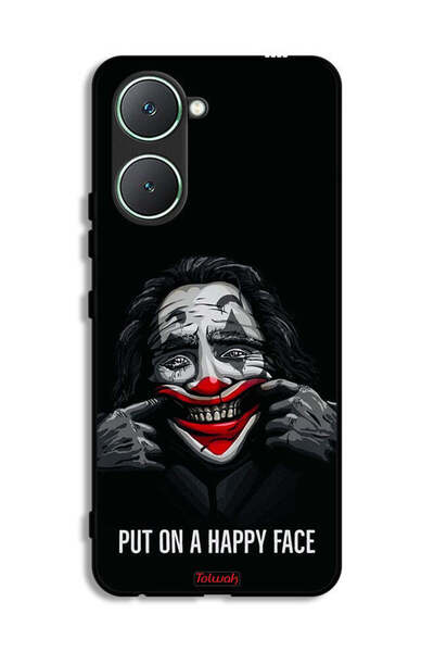 Tolwak غطاء حماية لهاتف Vivo Y03 4G بوجه سعيد