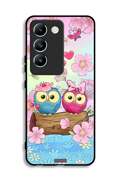 Tolwak غطاء حماية لهاتف Vivo V30 Lite 4G برسومات بومة لطيفة