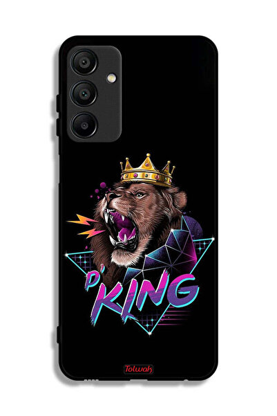 Tolwak غطاء حماية لهاتف سامسونج جالاكسي A15 برسومات الأسد الملك