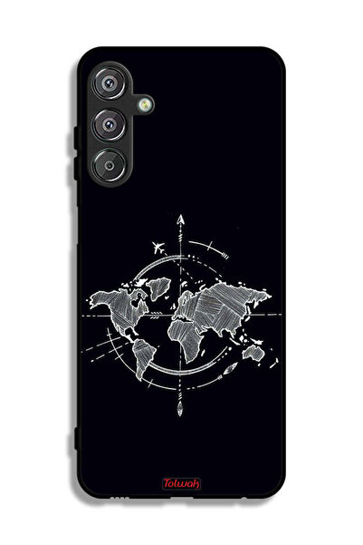 Tolwak غطاء حماية لهاتف سامسونج جالاكسي F15 5G برسومات البوصلة
