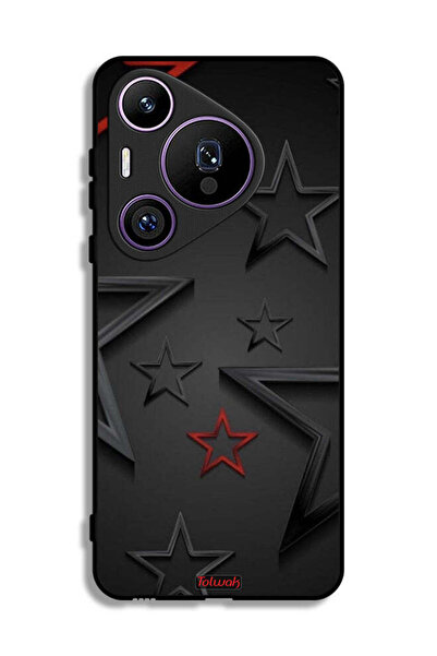 Tolwak غطاء حماية لهاتف هواوي بيورا 70 برو بنقشة نجوم