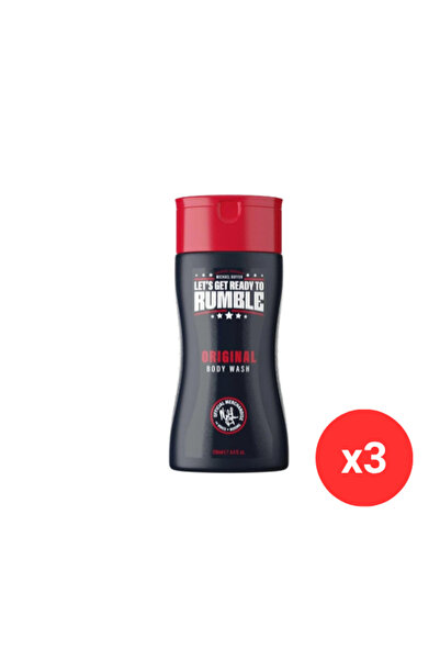 RUMBLE Gel de duș original 250 ml x 3 bucăți