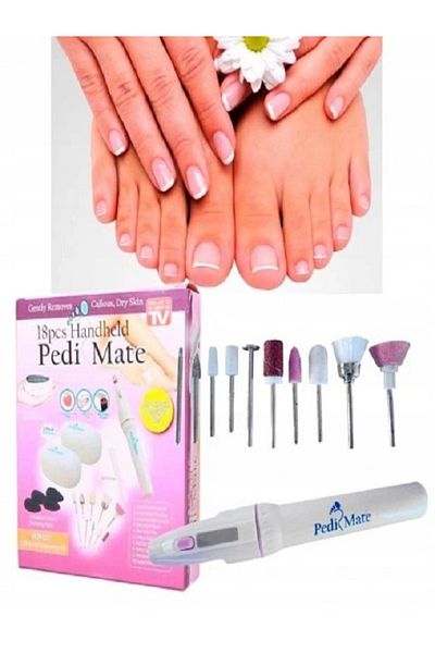 Generic Pedi Mate 18-Piece Handheld Nail Care and Cuticle Remover Kit