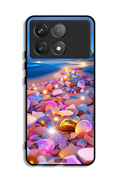 Tolwak Xiaomi Poco F6 Pro Protective Case Cover Stones Art