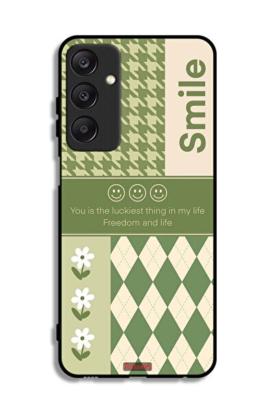 Tolwak غطاء حماية لهاتف سامسونج جالكسي A25 5G الابتسامة هي أسعد شيء في حياتي